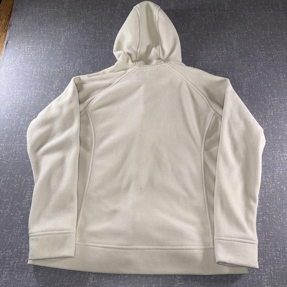 Oakley Hoodie Mens XL White Fleece Full Zip Jacket Sweatshirt Logo Outerwear - Picture 8 of 8